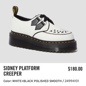 Dr.Martens -  SIDNEY PLATFORM CREEPER -White